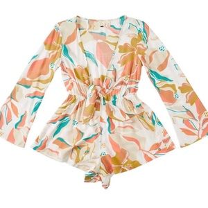 Roxy Here We Are - Long sleeve/Shorts Romper